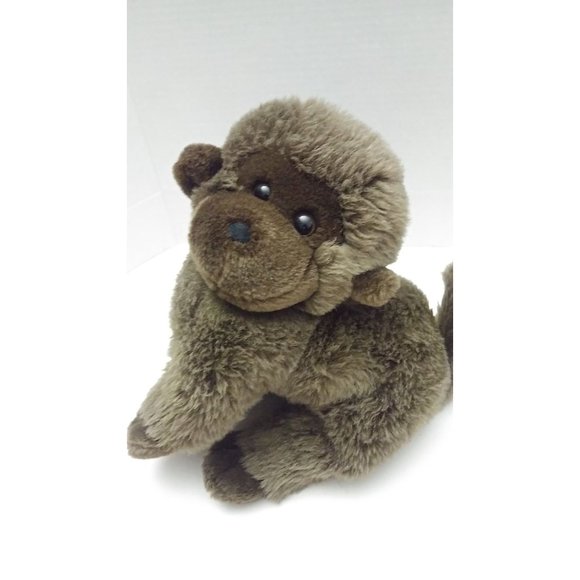 Chosun brown smiling  monkey plush Toy 10" - Picture 5 of 8